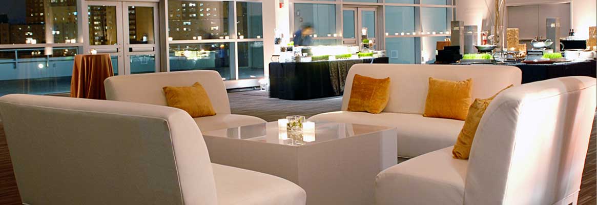 Beautiful & comfortable furntiure & décor rental options for Bar & Bat Mitzvah events