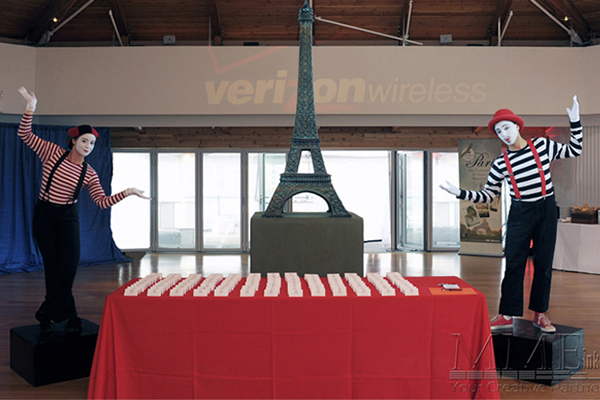 Corporate performers at verizon event