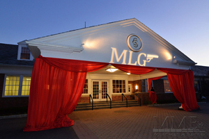 Custom Outdoor Event Lighting for Bar Mitzvah