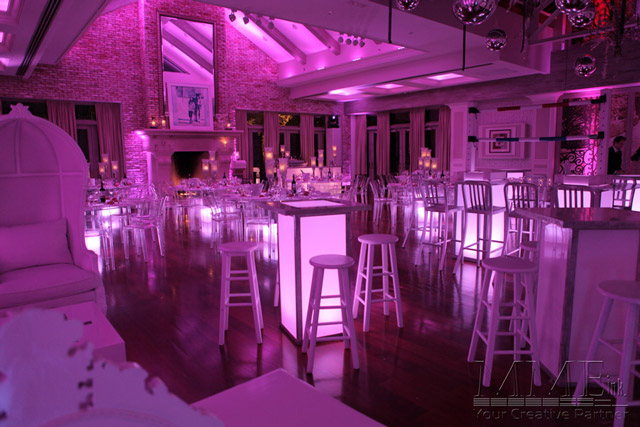 Lounge furniture rental for nyc sweet 16 parties