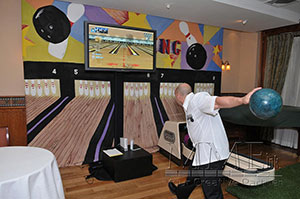 interactive wii bowling game rental