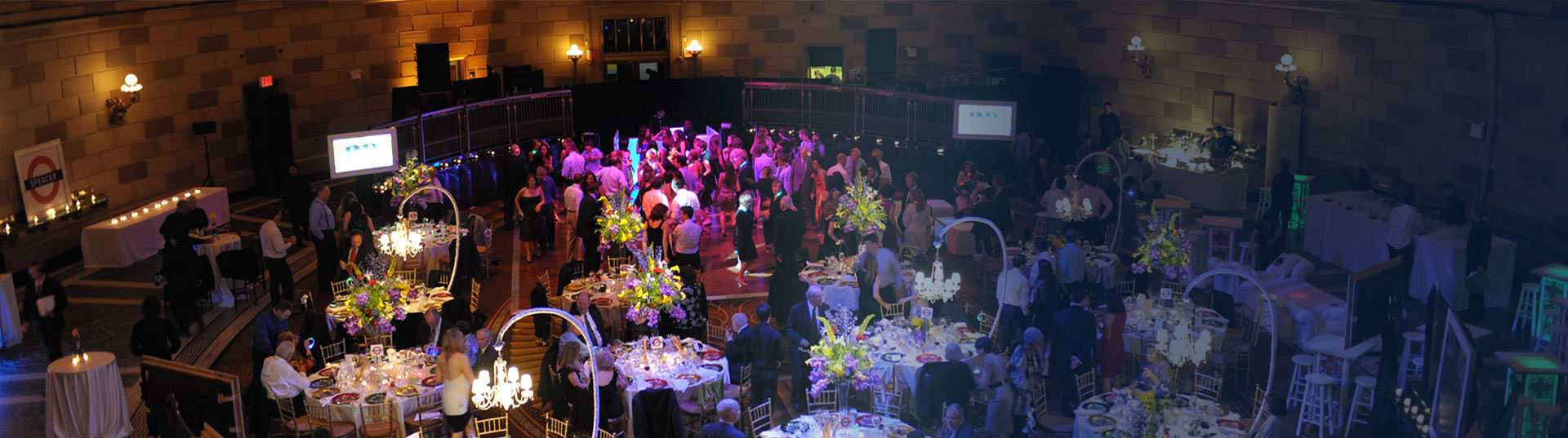 Custom event design and atmospheric environment design for private events in New York City